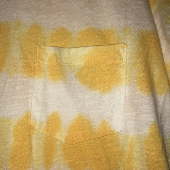 yellow tie dye shirt - Picture 2 of 4
